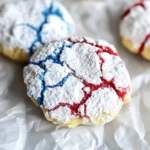 4th of July Crinkle Cookies