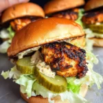 Alabama White BBQ Blackened Chicken Sliders