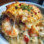 Cheddar Bay Biscuit Seafood Pot Pie