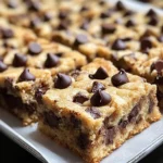 Chewy Chocolate Chip Cookie Bars