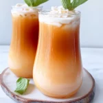 Coconut Macaron Thai Iced Tea