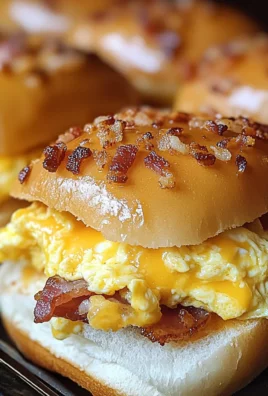 Crack Breakfast Sliders (Bacon Egg & Cheese)