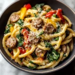 Creamy Sausage and Peppers Pasta