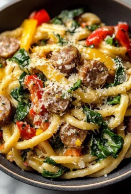 Creamy Sausage and Peppers Pasta