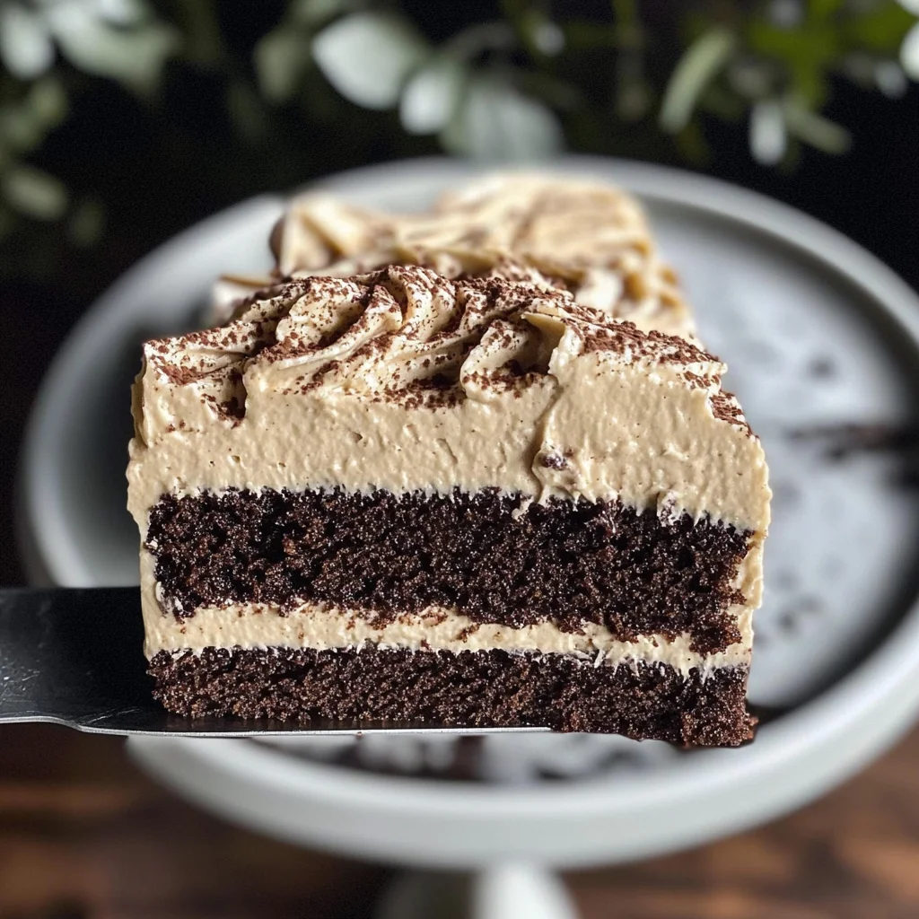 Dark Chocolate Espresso Cake with Brown Butter Frosting
