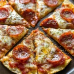 Easy 5 Minute Air Fryer Tortilla Pizza