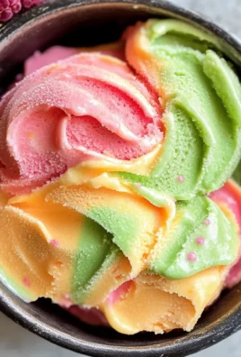 Homemade Rainbow Sherbet Recipe