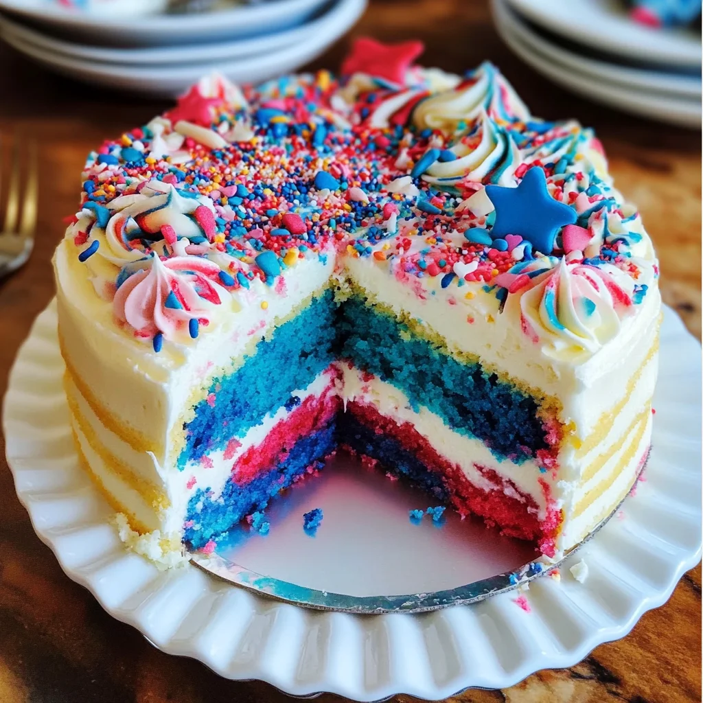 How to Make a Tie-Dye Cake