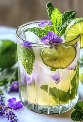 Lavender Lime Mint Mocktail