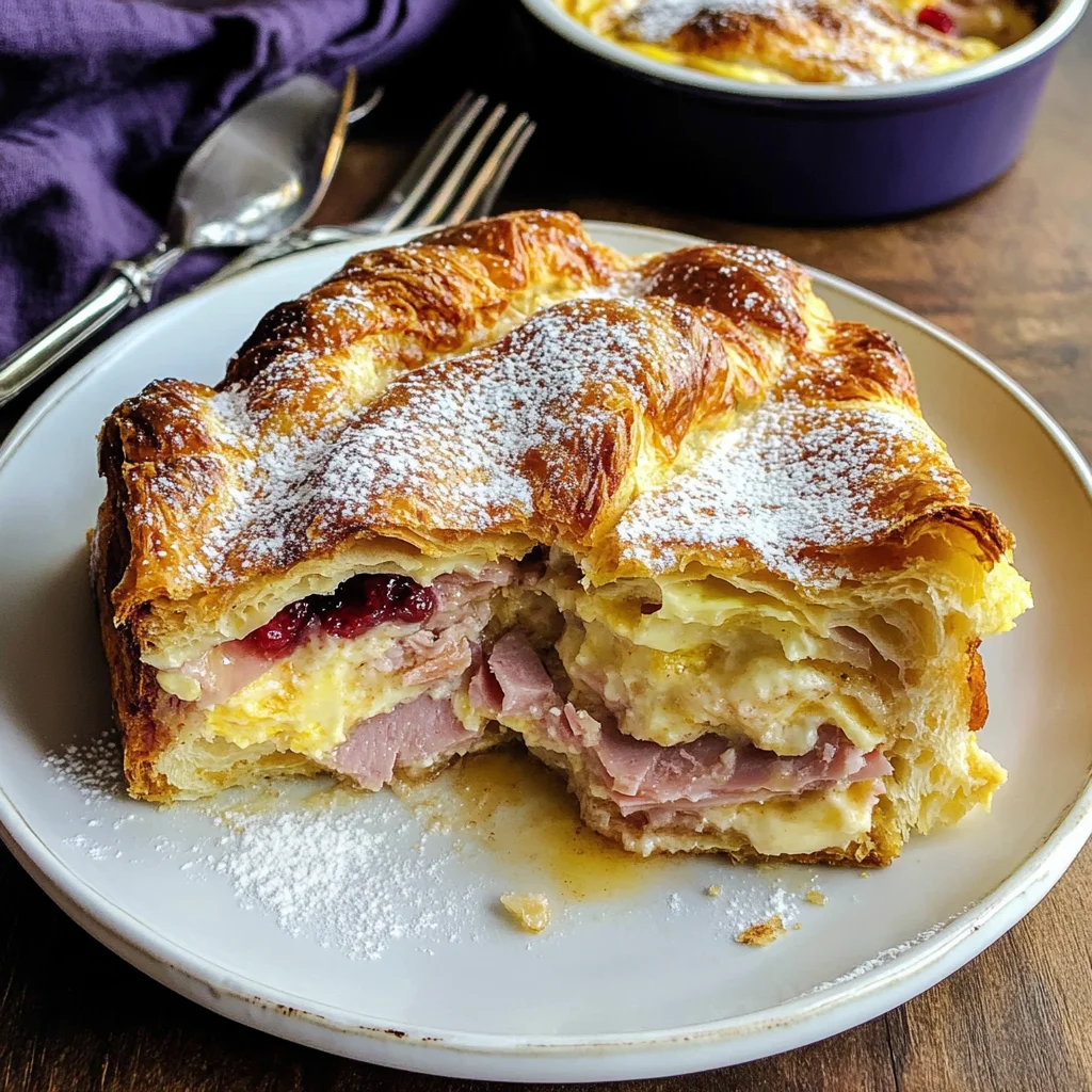 Monte Cristo Breakfast Casserole