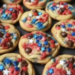 Patriotic Chocolate Chip Cookies