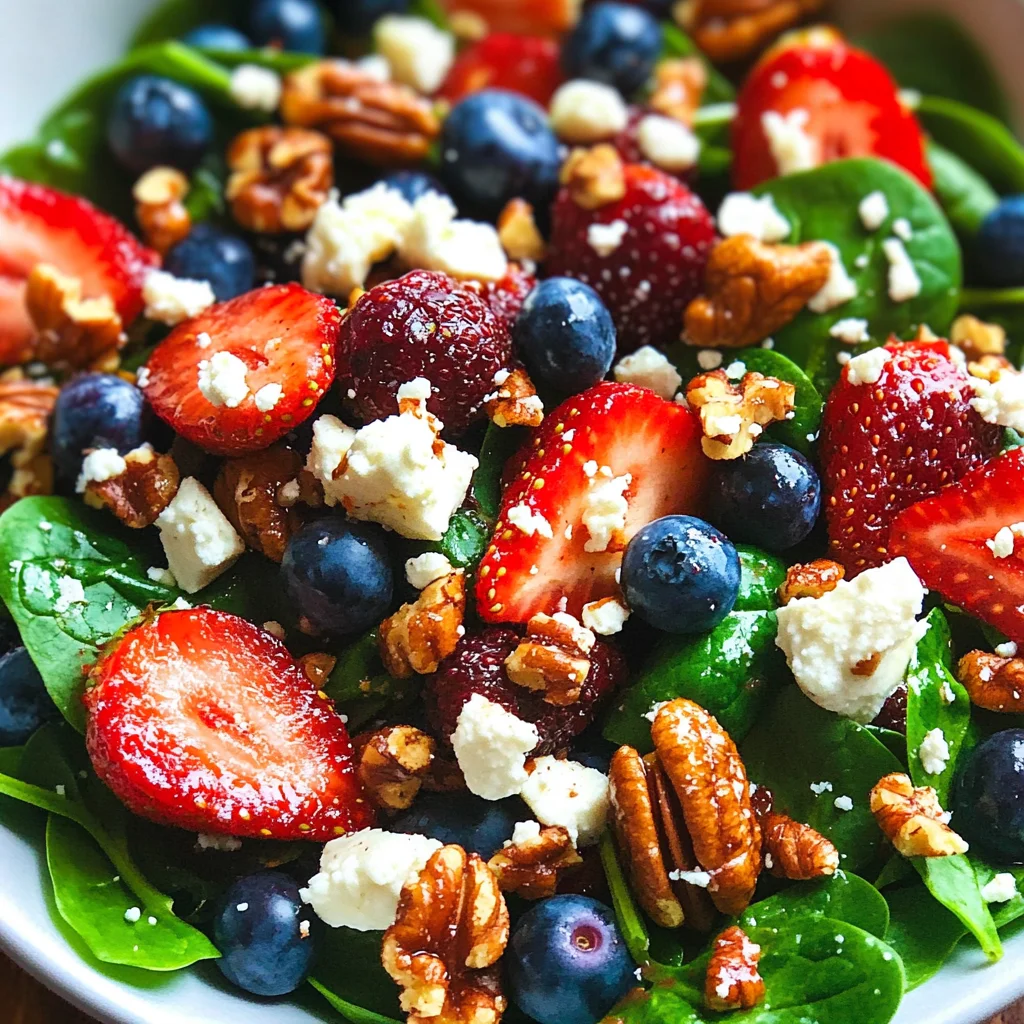 15-Minute Strawberry Spinach Salad