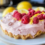 3 Ingredient Raspberry Lemonade Pie