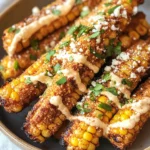 Air Fryer Corn Ribs (Buttery Seasoning)