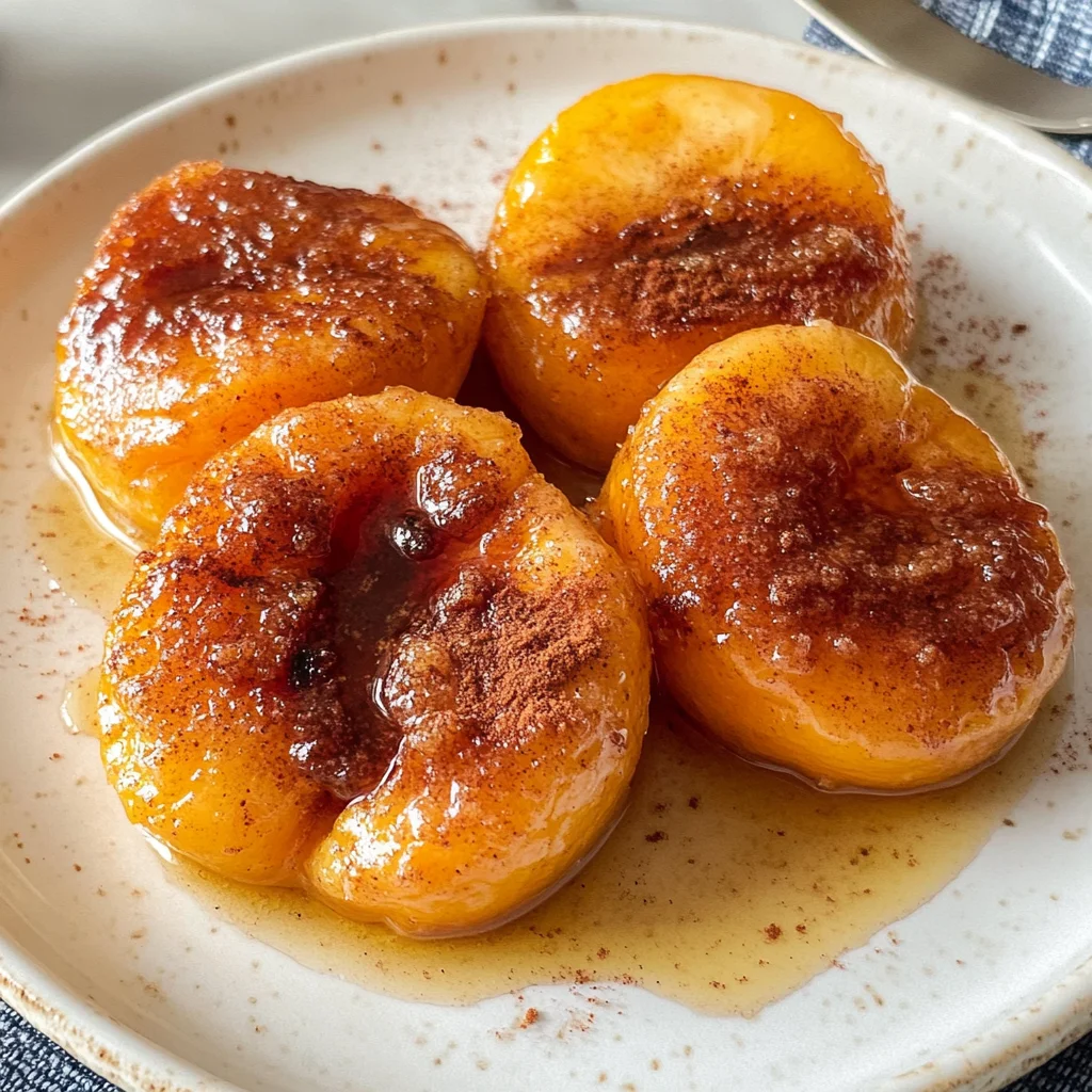 Air Fryer Peaches