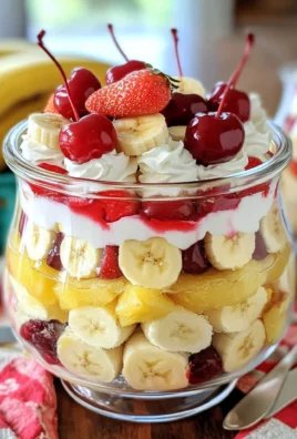 Banana Split Trifles