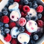 Berry Frozen Yogurt Bites