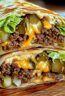 Cheeseburger Wraps with Special Sauce