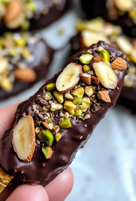 Chocolate Covered Frozen Bananas