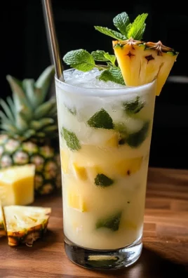 Coconut Mojito with Pineapple