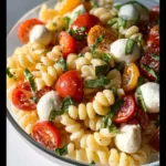 Creamy Caprese Pasta Salad