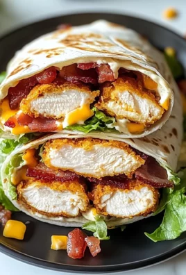 Crispy Chicken Bacon Ranch Wraps