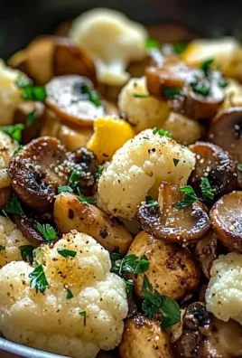 Garlic Cauliflower Mushroom Skillet: Quick & Delicious Dish