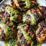 Green Goddess Grilled Boneless Chicken Thighs