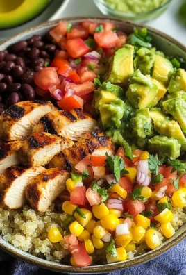Grilled Chicken Burrito Bowls with Avocado Salsa