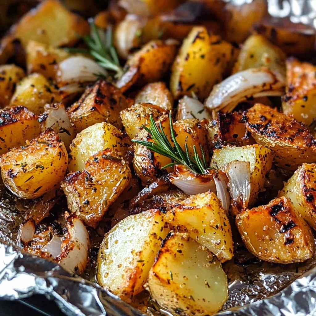Grilled Potatoes Recipe with Rosemary & Smoked Paprika