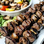 Grilled Steak Kabobs (with Mushrooms)
