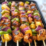 Hawaiian Chicken Kebabs