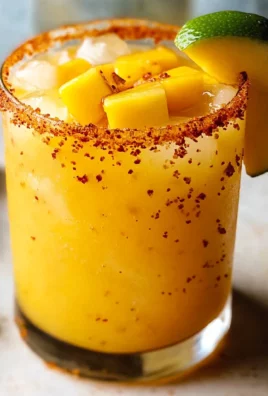 Hot Honey Spicy Mango Margarita