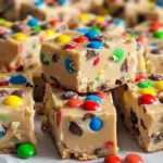 Monster Cookie Dough Fudge