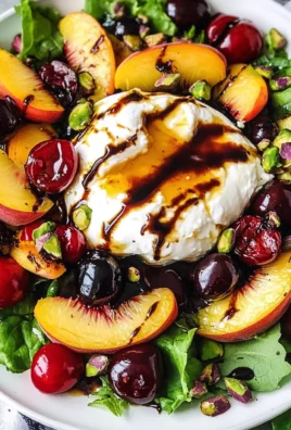Peach Burrata Salad