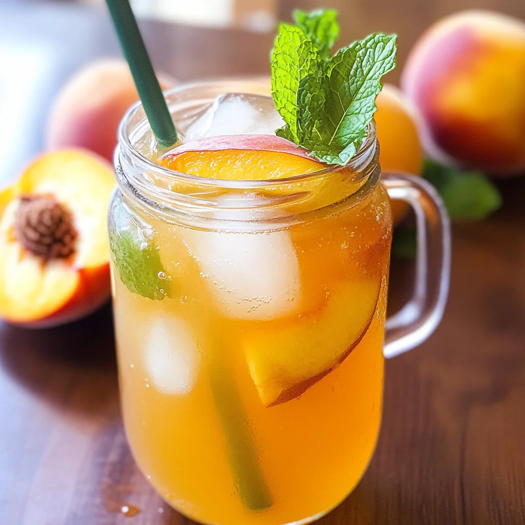 Peach Green Tea