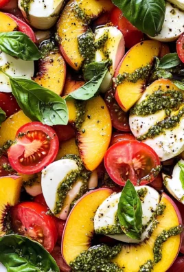 Peach Tomato Caprese Salad