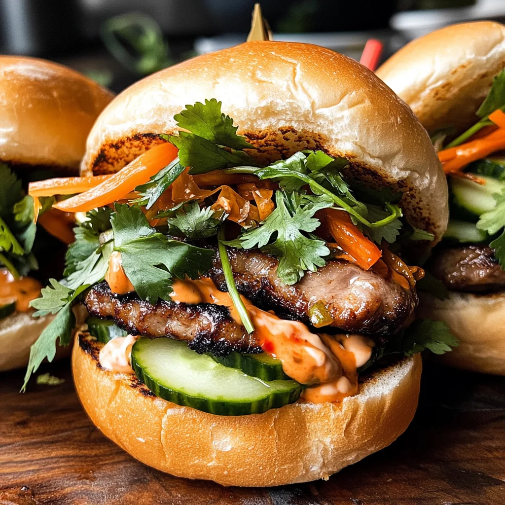Pork Banh Mi Burger