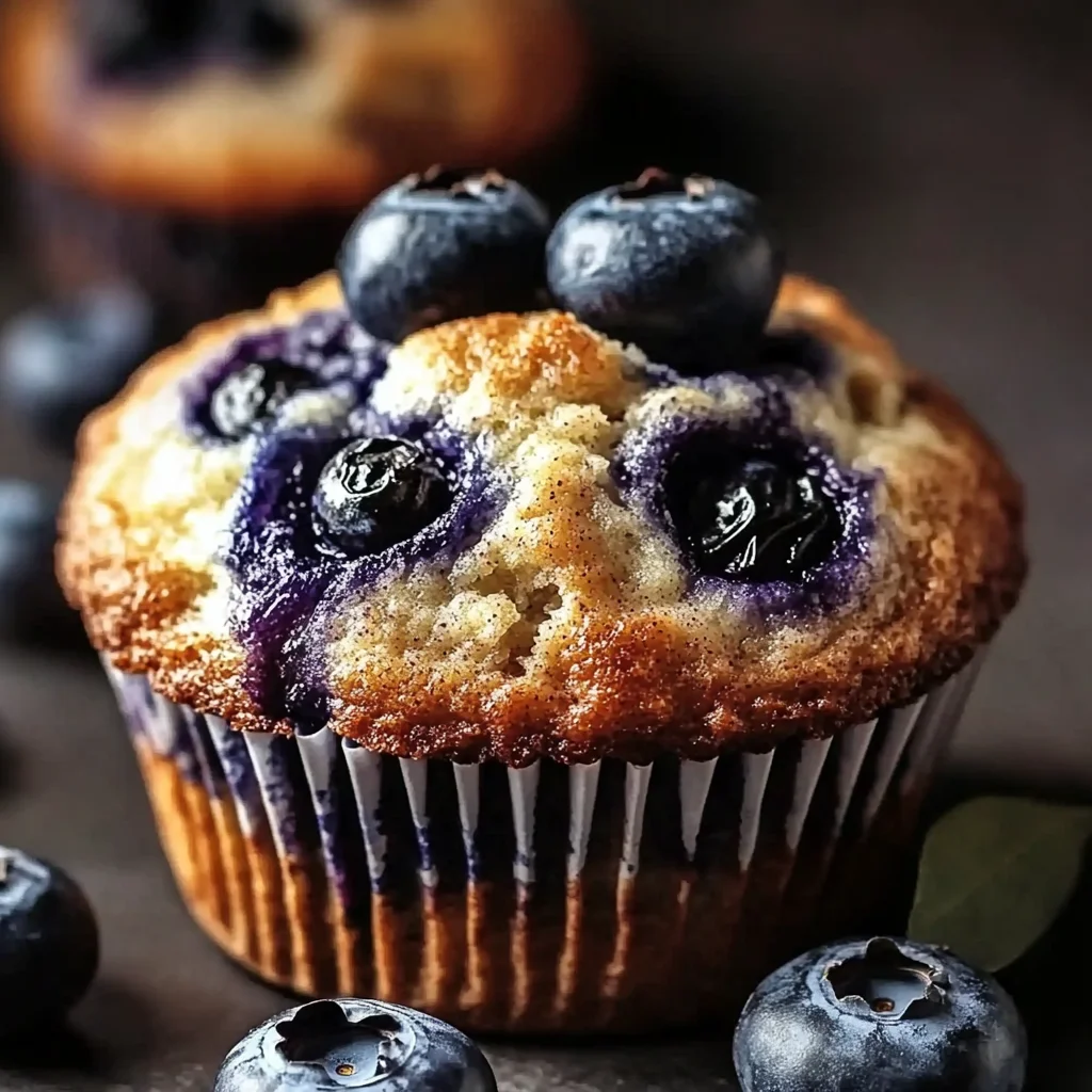 Protein-Packed Blueberry Cottage Cheese Muffins