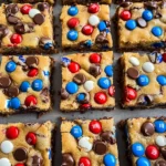 Red, White & Blue M&M'S Cookie Bars