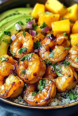 Shrimp Avocado Mango Bowls