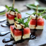 Watermelon Brie Bites