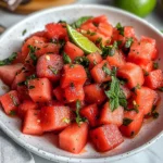 Watermelon Mint Salad
