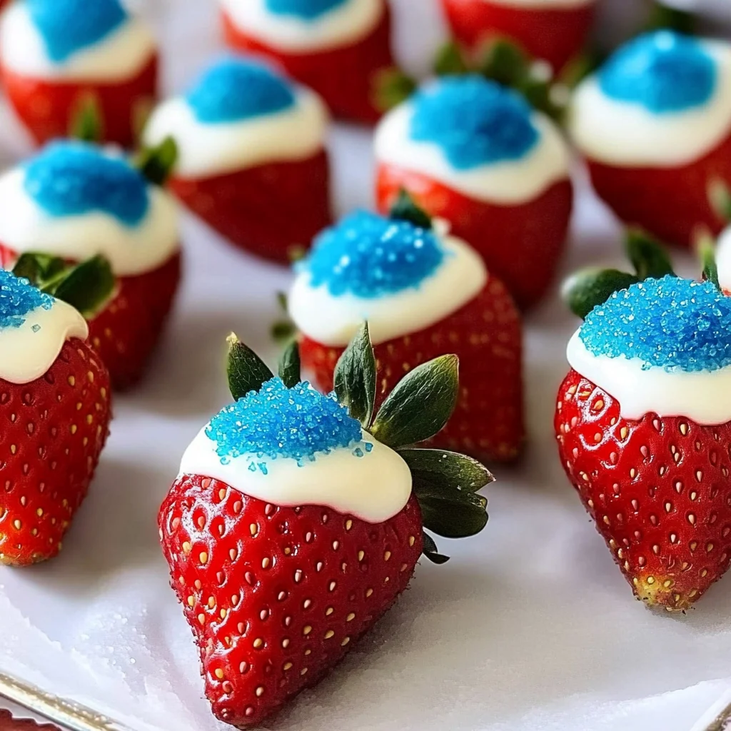 White Chocolate Covered Strawberries