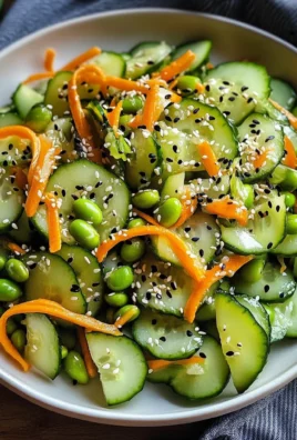 10-Minute Ginger Miso Cucumber Salad