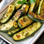 20 Minute Roasted Zucchini (Not Soggy!)