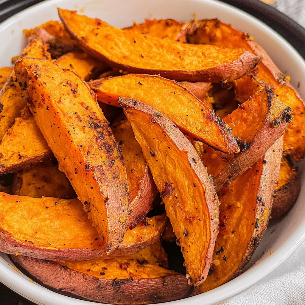 Air Fryer Sweet Potato Wedges