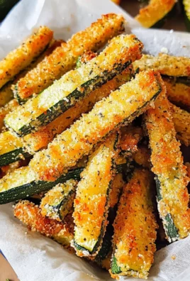 Baked Parmesan Zucchini Fries