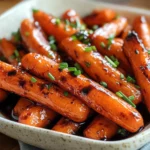 Balsamic Glazed Air Fryer Carrots