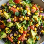 Black Bean Salad with Corn & Avocado